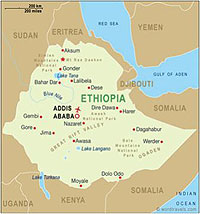 Ethiopia map